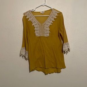 Mustard blouse